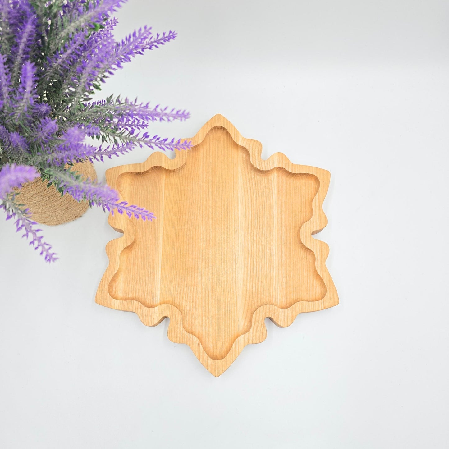 Personalised Christmas Handmade Snowflake Platter