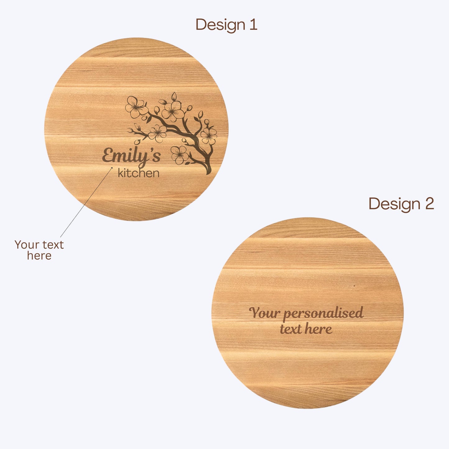 Charcuterie Board Personalised Round Wooden Serving Platter with Compartments and Bowl Section Divided Easy Grazing Board