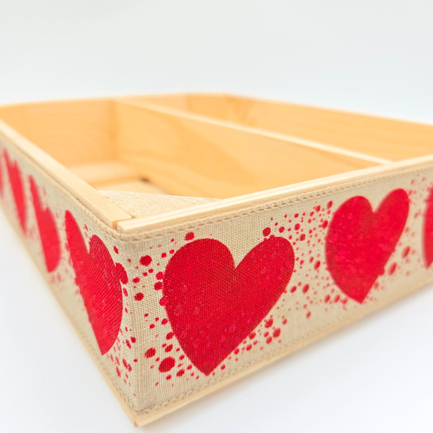 Empty Gift Hamper: Red Hearts Christmas, Anniversary, Birthday