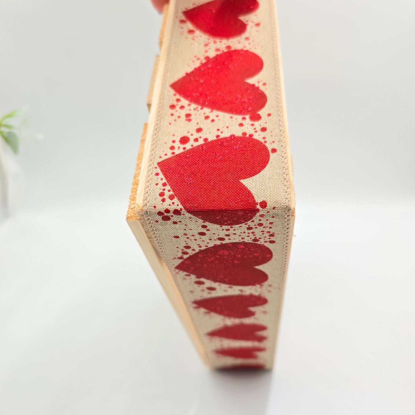 Empty Gift Hamper: Red Hearts Christmas, Anniversary, Birthday