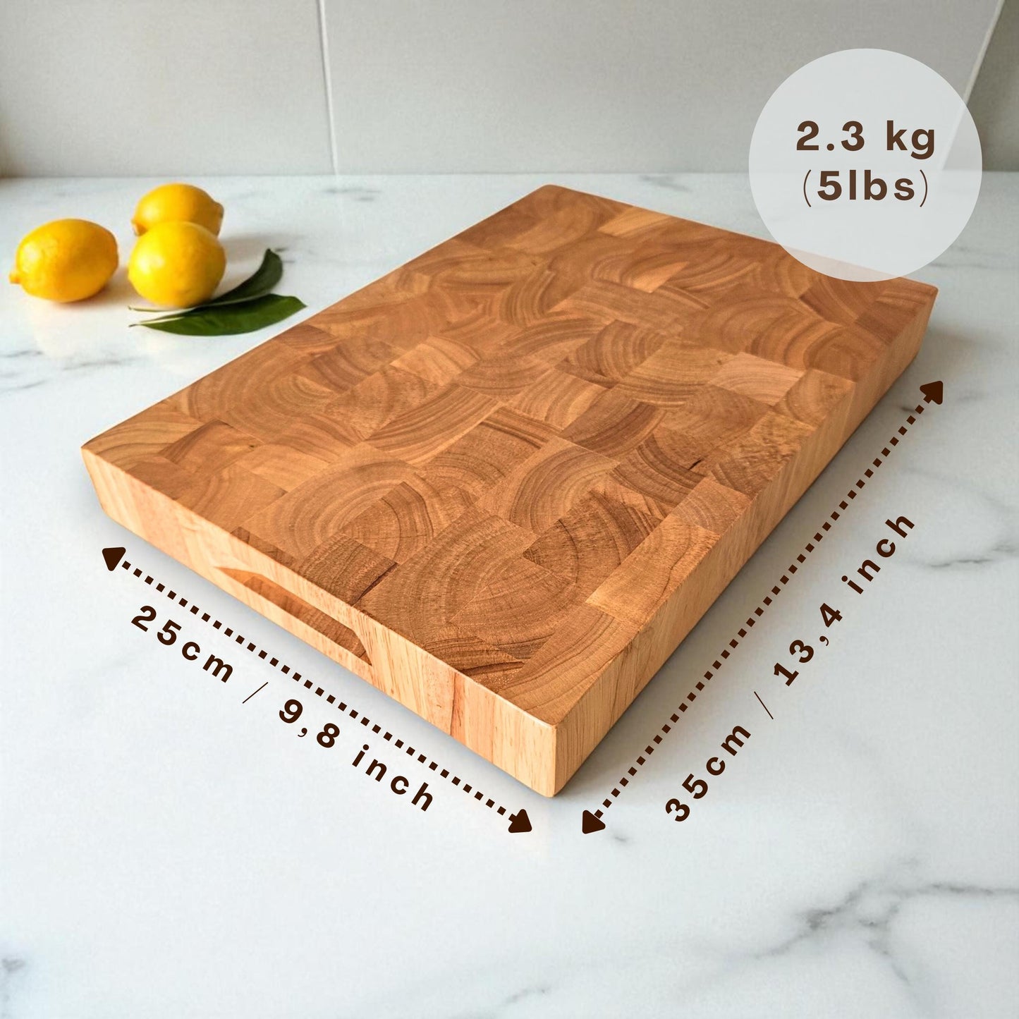 Large Personalised End Grain Butchers Block Chopping Board Gift for Couples, Weddings, Anniversary