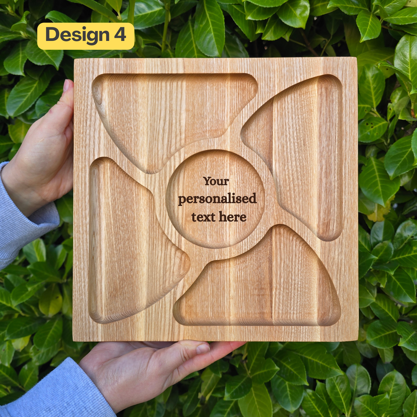 Personalised Sturdy Grazing Board Wooden Serving Platter