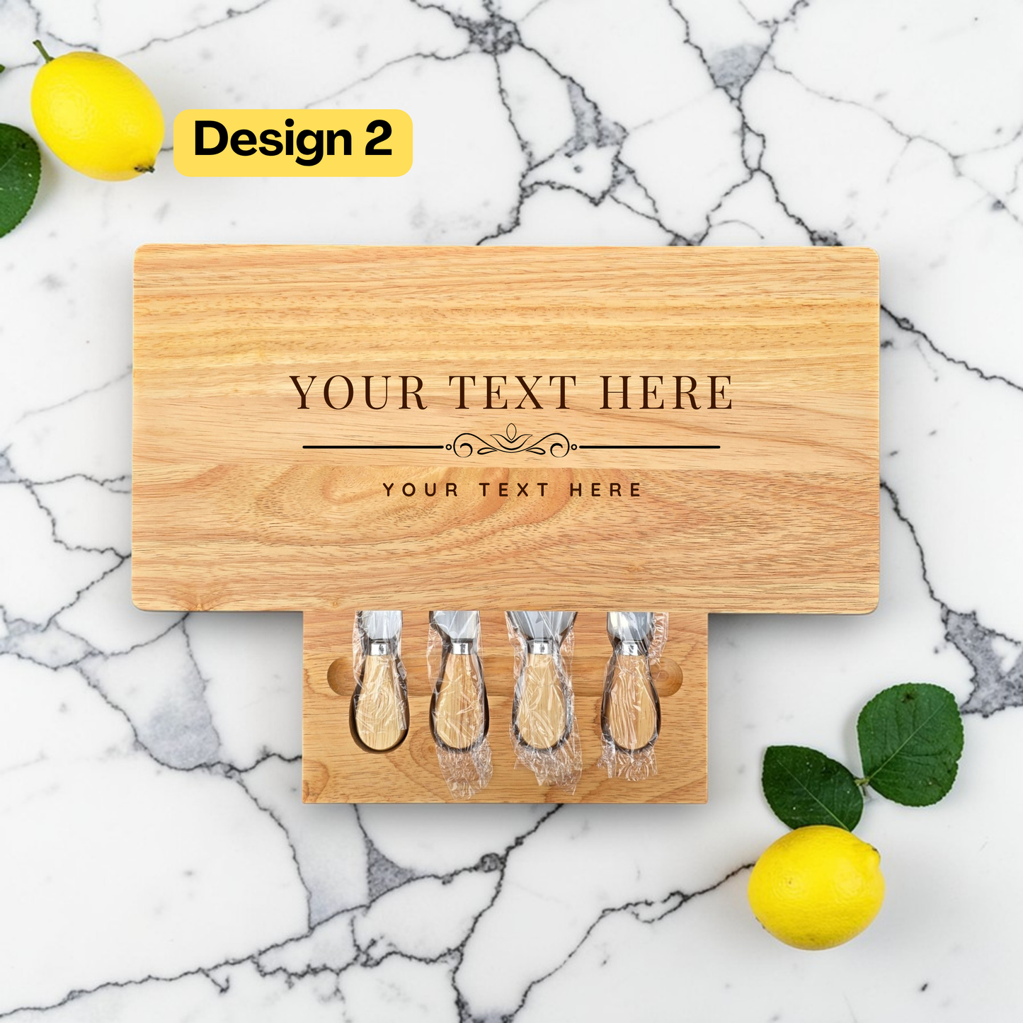 Personalised Cheese Board Set Wedding, Engagement Gift