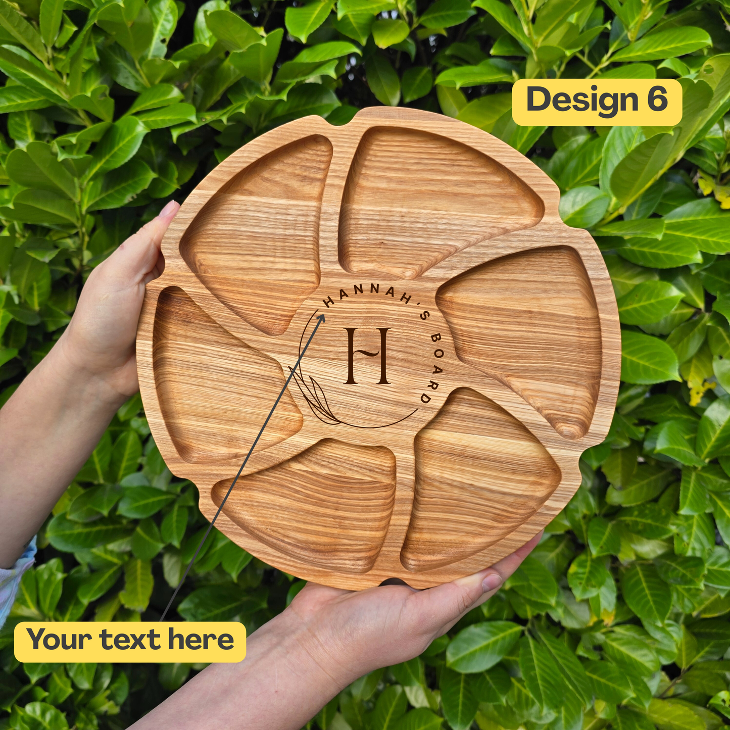 Personalised Gift Wooden Charcuterie Platter