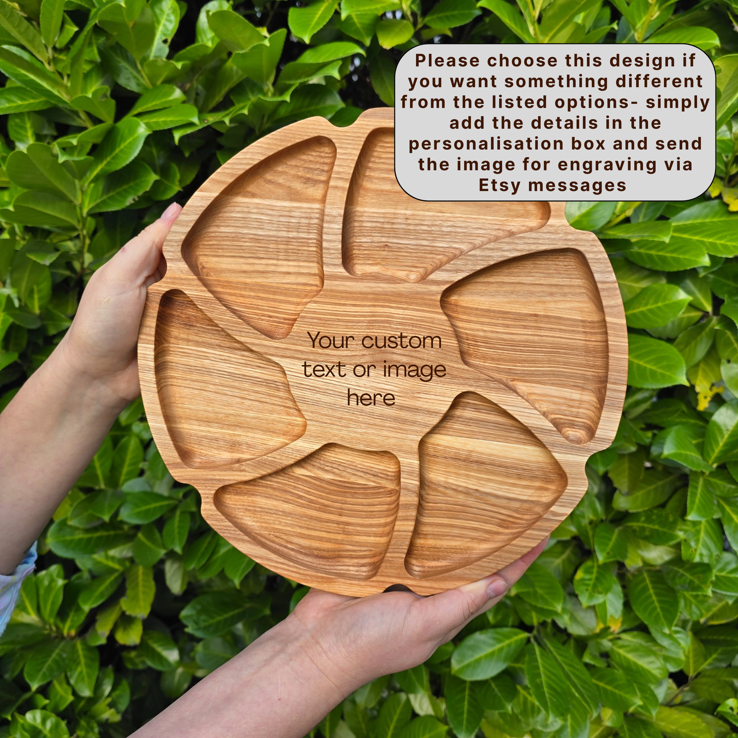 Personalised Gift Wooden Charcuterie Platter