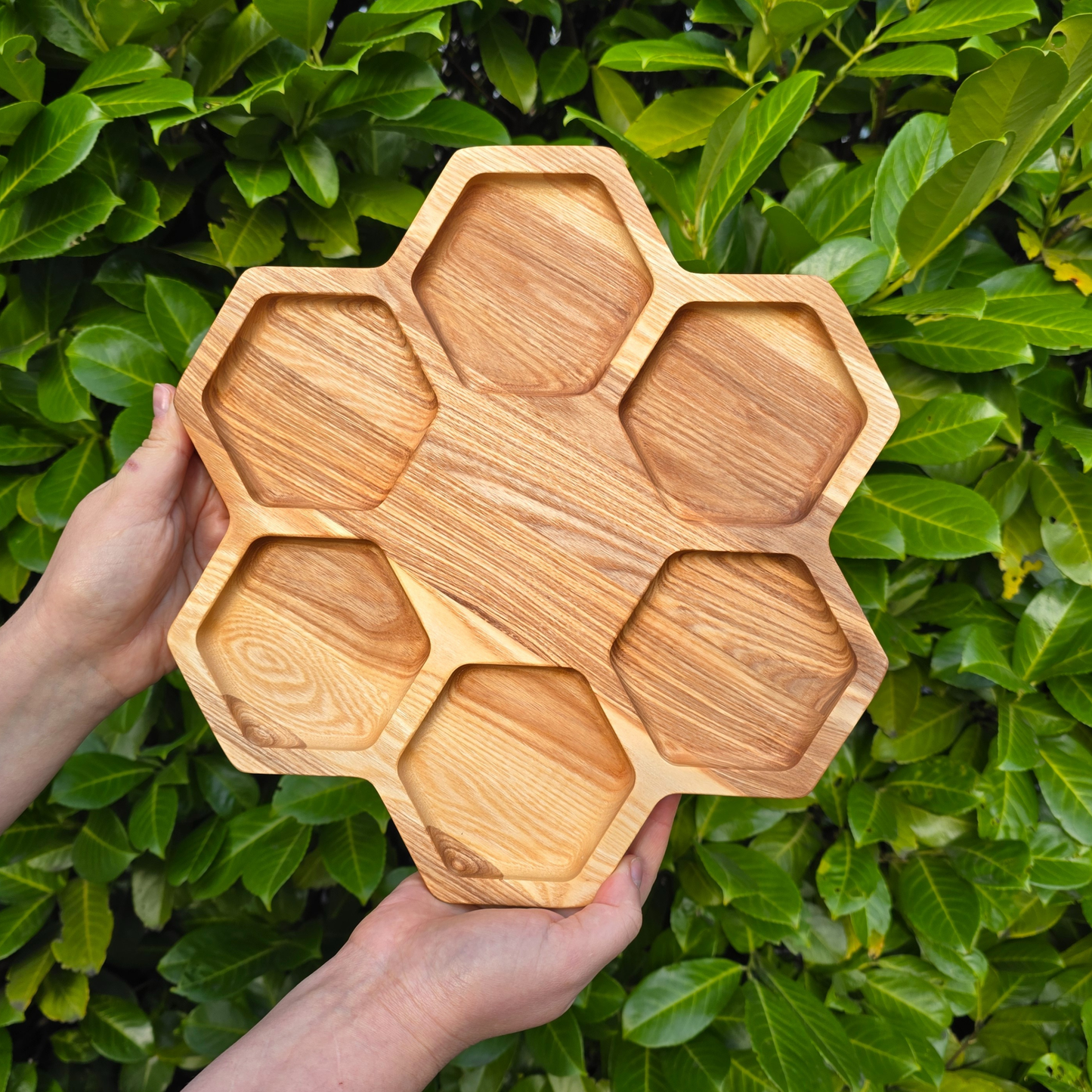 Personalised Honeycomb Wooden Serving Board Wedding Gift